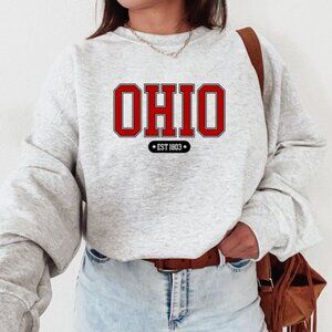 Ohio State Buckeyes Crewneck Sweatshirt, EST 1803 Football NFL Men Women Shirt